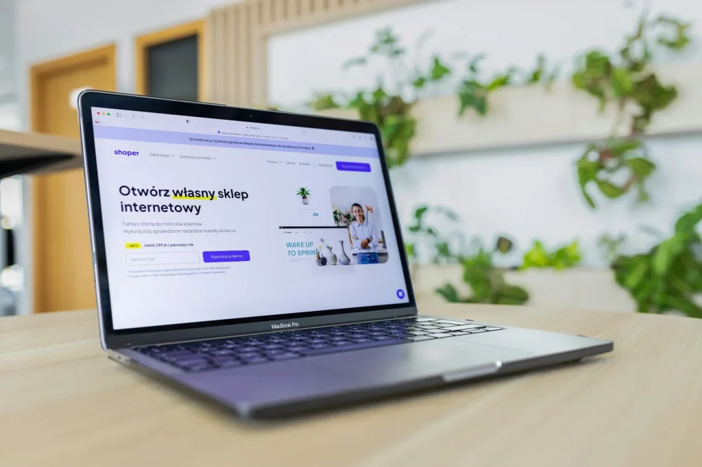 Business Website Laptop