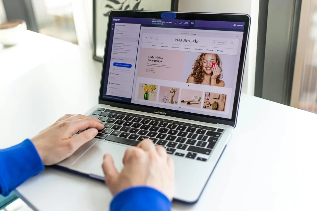 Business Website Laptop Business