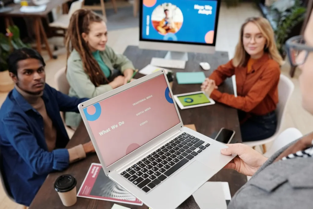 Web Agency Team Working