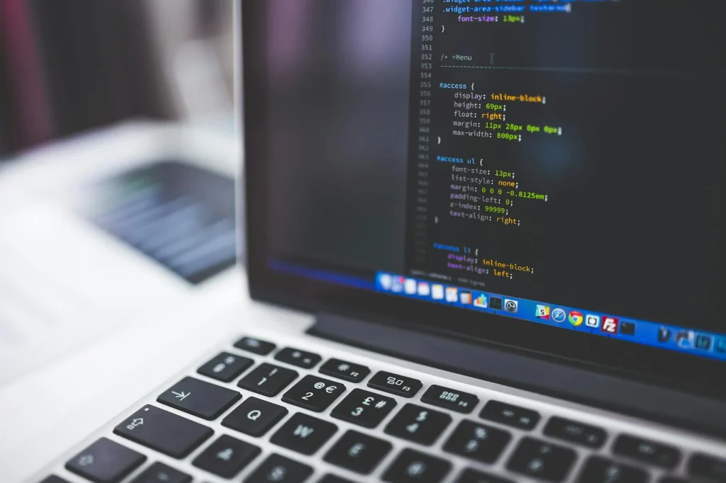 Web Developer Professional Design Coding Screen