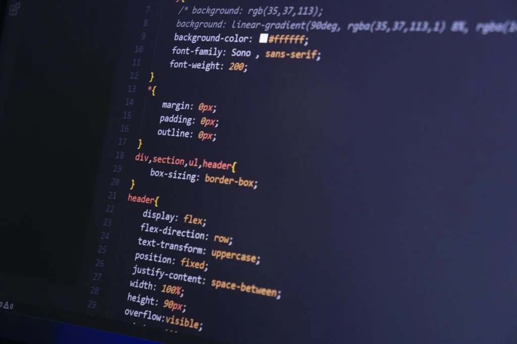 Web Development Coding Computer Screen